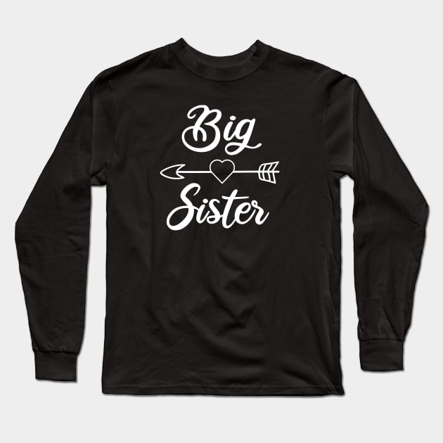 Cute Big Sister Long Sleeve T-Shirt by Lulaggio